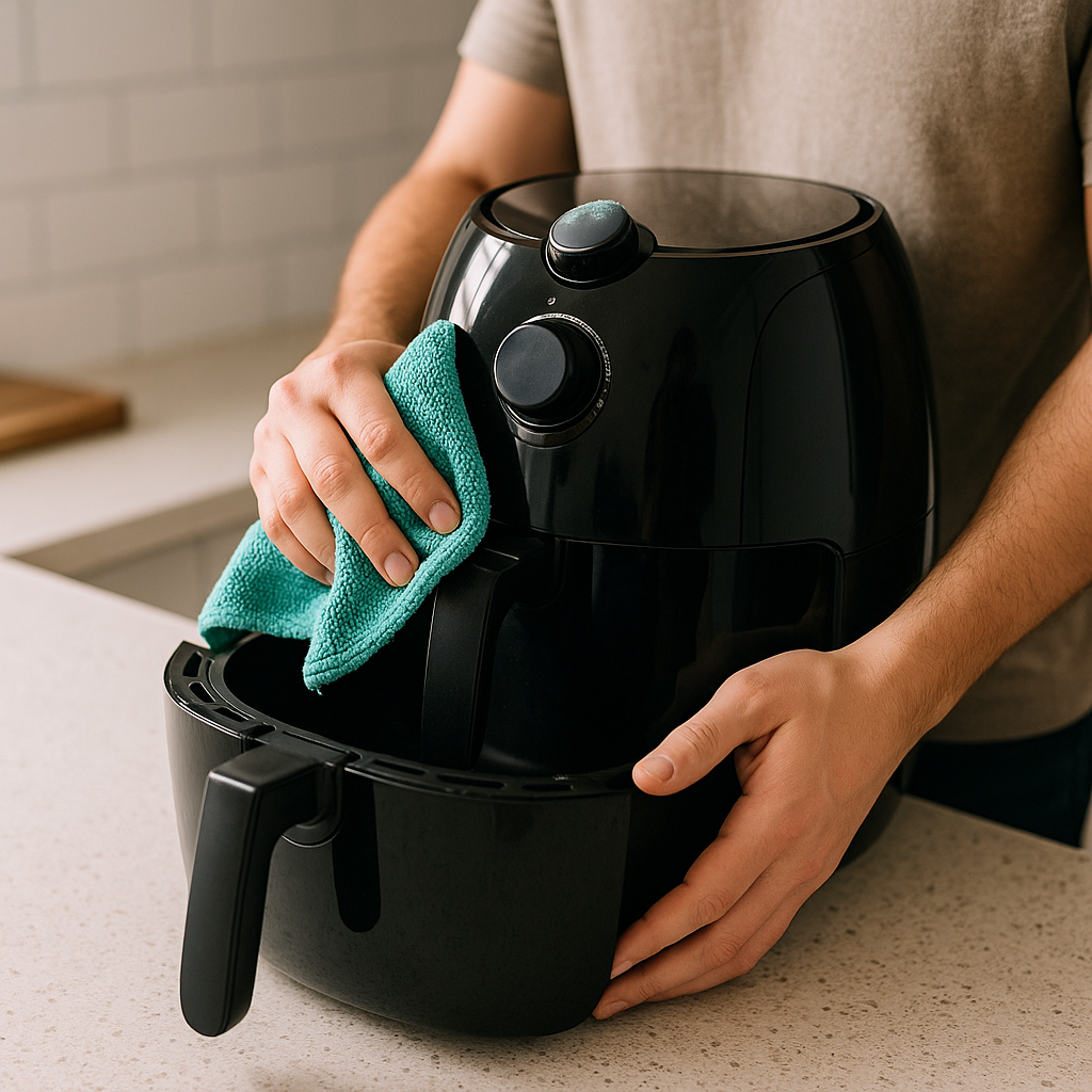 limpeza de air fryers